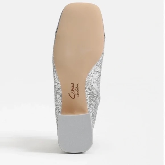 New Circus NY by Sam Edelman Women's Osten Ankle Boot Bootie Silver Glitter NIB - Picture 11 of 11